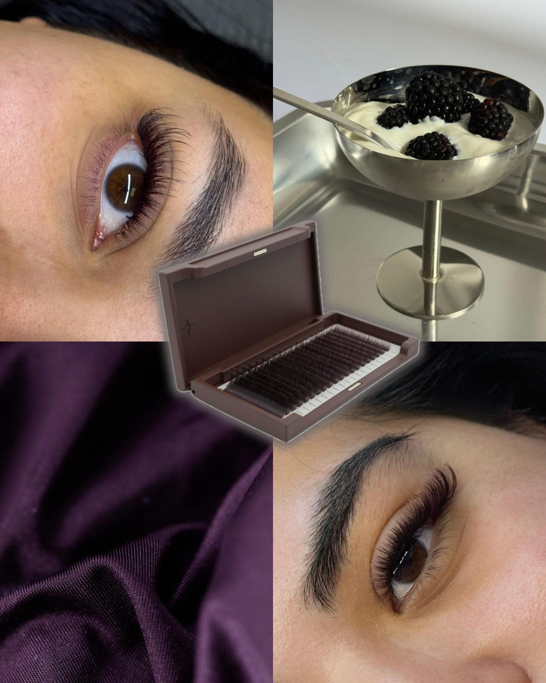 Brown Artistry Shades | Berry Beautiful | Everything Lashes .03mm (20 Rows/Tray)