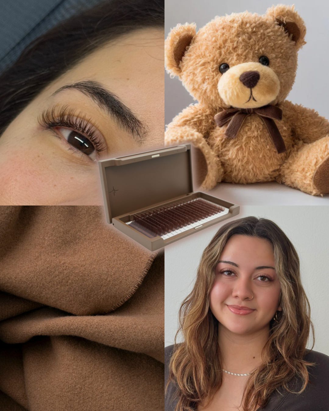 Brown Artistry Shades | Bear Hugs | Everything Lashes .03mm (20 Rows/Tray)