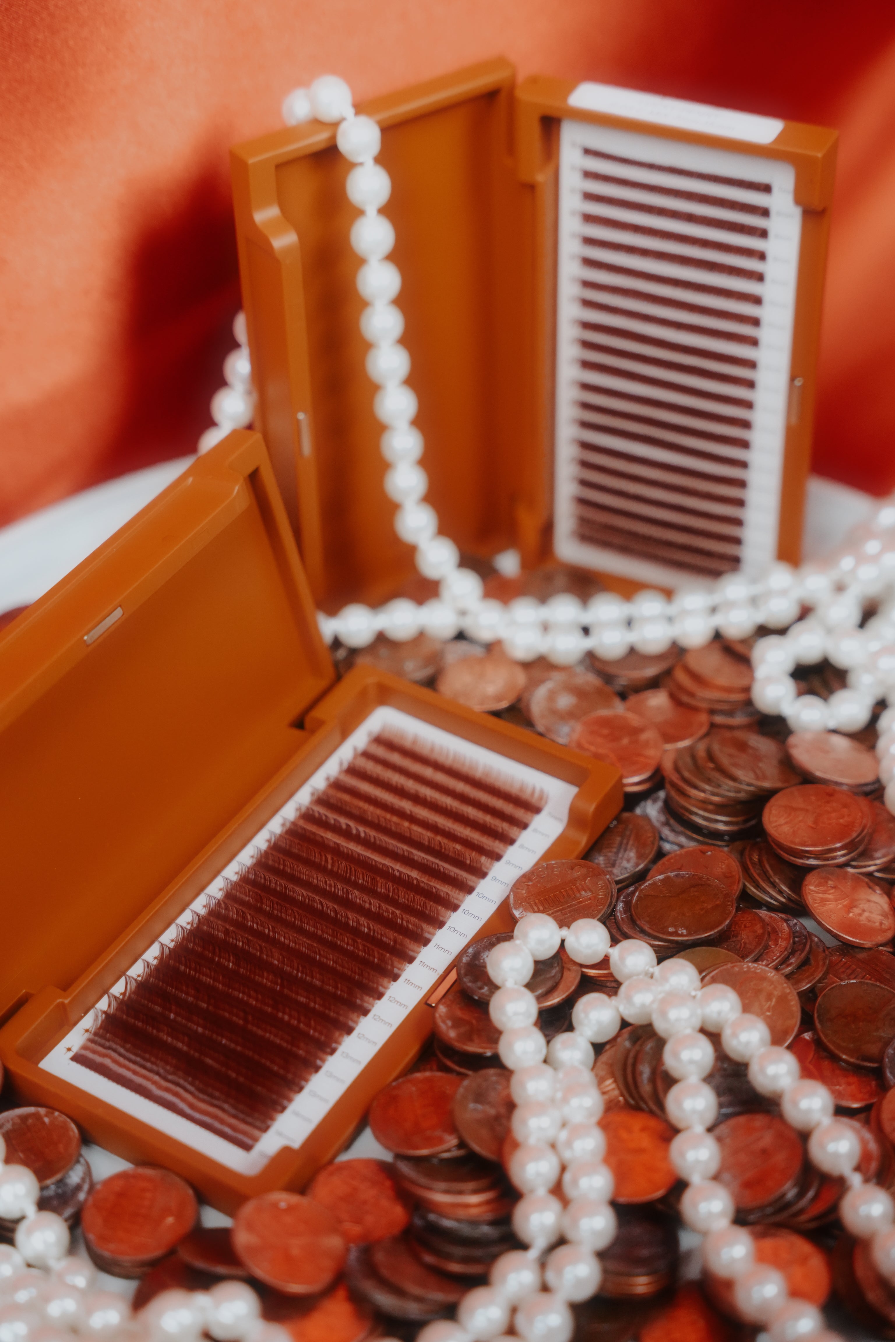 Brown Artistry Shades | Lucky Penny | Everything Lashes .03mm (20 Rows/Tray)